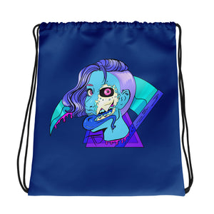 Ghoul Girl Drawstring bag