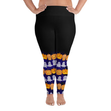 Load image into Gallery viewer, Ghosts and Pumpkins Plus Size Leggings