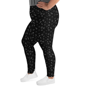 All The Spooky Things Plus Size Leggings